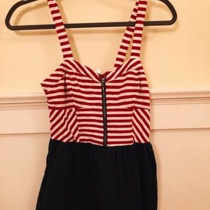 Red, white, and blue dress